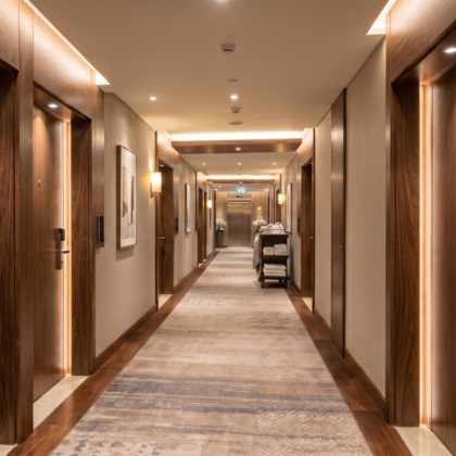 Toegangscontrol hotel